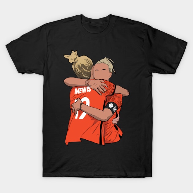 Rachel Daly Kristie Mewis Houston Dash T-Shirt by Hevding